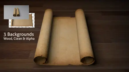 Old Scroll / Parchment (Blank) - Motion Graphics (VideoHive)