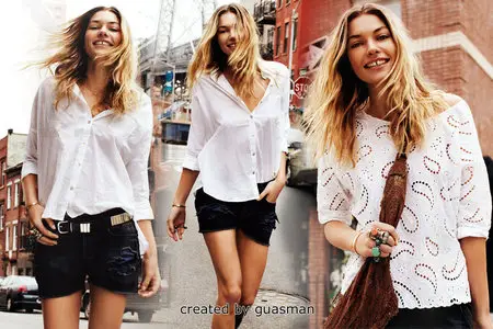 Jessica Hart - Scotch & Soda Summer 2012
