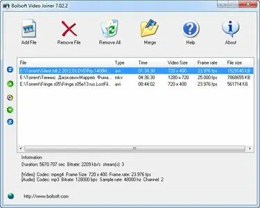 Boilsoft Video Joiner 8.01.1 Portable