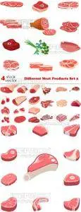 Vectors - Different Meat Products Set 2