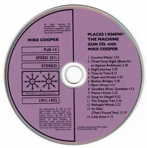 Mike Cooper - Places I Know / The Machine Gun Company (1971/1972) {2014, 2 LP on 1 CD, Remastered}