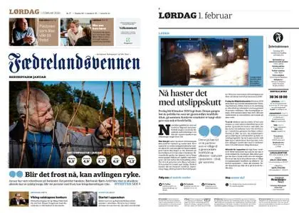 Fædrelandsvennen – 01. februar 2020
