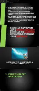 Live Stream Masterclass- Facebook Live & YouTube Live 2017