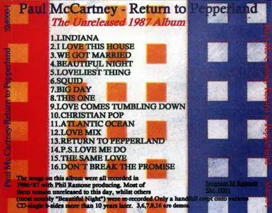 Paul McCartney - Return To Pepperland (1987)