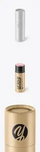 Kraft Paper Lip Balm Mockup 37573