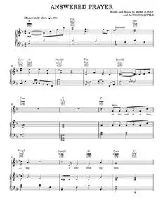 Answered Prayer - Anthony Little, Mike Jones (Piano-Vocal-Guitar)
