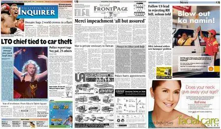 Philippine Daily Inquirer – February 21, 2011