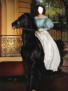 Horsewoman - Template for Photoshop