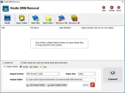 Kindle DRM Removal 4.23.10818.385