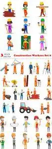 Vectors - Construction Workers Set 8