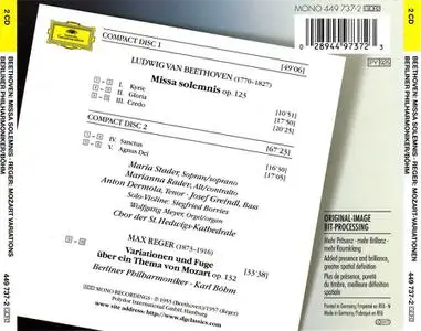 Karl Böhm, Berliner Philharmoniker - Beethoven: Missa Solemnis; Reger: Mozart-Variationen (1997)