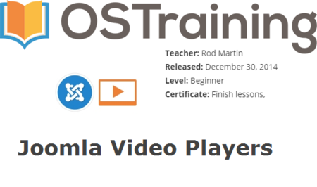 OSTraining - Joomla Video Players