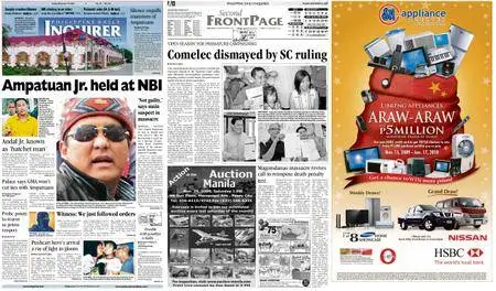 Philippine Daily Inquirer – November 27, 2009