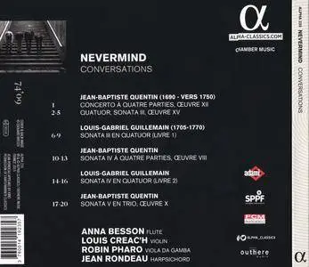 Jean-Baptiste Quentin & Louis-Gabriel Guillemain - Ensemble Nevermind - Conversations (2016) {Alpha Official Digital Download}
