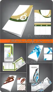 Modern brochure flyer design vector