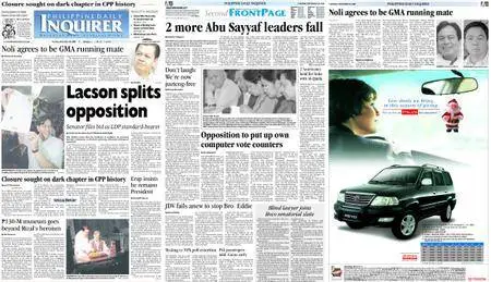 Philippine Daily Inquirer – December 30, 2003