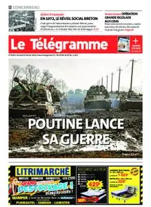 Le Télégramme Concarneau – 25 février 2022