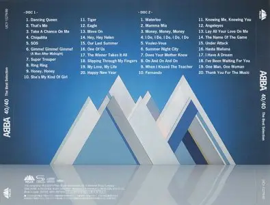 ABBA - 40/40. The Best Selection (2014) [2CD] {Universal Japan SHM-CD Remaster}