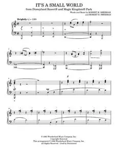 It's A Small World - Robert B. Sherman (Piano Solo)