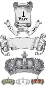 Crown and banner