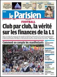 Le Parisien, du 2 Octobre 2010 plus Suppl.