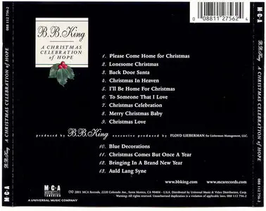 B.B. King - A Christmas Celebration Of Hope (2001) [repost]