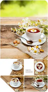 Chamomile tea - Stock Photo