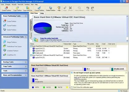 Paragon Partition Manager 9.0 Professional Edition Windows PE based Recovery CD Retail