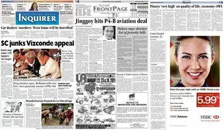 Philippine Daily Inquirer – January 19, 2011