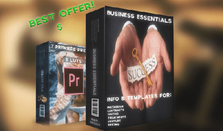 Media Monopoly Creator Gold Preset Bundle (Premiere Effects & Luts)