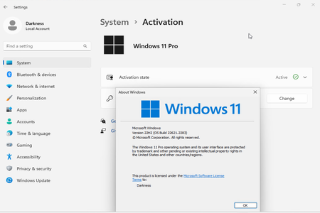 Windows 11 Pro 22H2 Build 22621.2283 Preactivated Multilingual September 2023