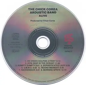 Chick Corea Akoustic Band - Alive (1991) {GRP 96272} [Repost]