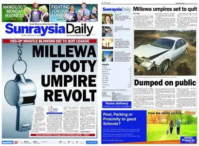 Sunraysia Daily – September 04, 2018