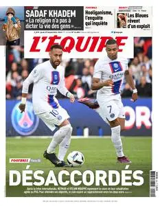 L’equipe du Jeudi 29 Septembre 2022