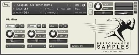 Performance Samples Caspian KONTAKT