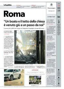 la Repubblica Roma - 31 Agosto 2018