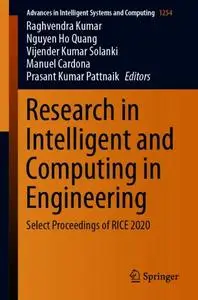 Research in Intelligent and Computing in Engineering