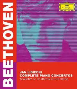 Jan Lisiecki, Academy of St. Martin in the Fields - Beethoven: Complete Piano Concertos (2020) [Blu-Ray]