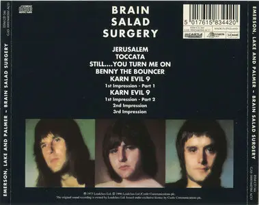Emerson, Lake & Palmer - Brain Salad Surgery (1973) [Castle, ESM CD 344]