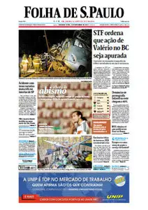 Jornal Folha de São Paulo - 05 de novembro de 2012 - Segunda