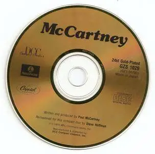 Paul McCartney - McCartney (1970) [DCC, GZS-1029] Repost