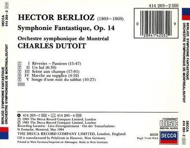 Charles Dutoit, Orchestre Symphonique de Montréal - Hector Berlioz: Symphonie Fantastique Op.14 (1985)