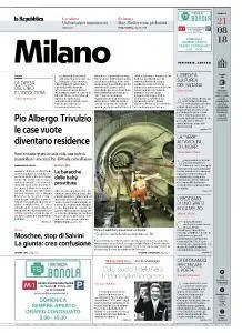 la Repubblica Milano - 21 Agosto 2018