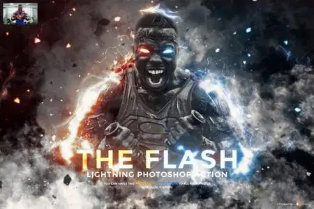 The Flash – Lightning Photoshop Action