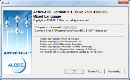 Aldec Active-HDL 9.1 Update 2