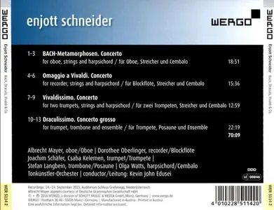 Kevin John Edusei, Tonkünstler-Orchester - Enjott Schneider: Bach, Dracula, Vivaldi & Co. (2016)