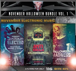 GraphicRiver - November Halloween Bundle Edition Vol. 1