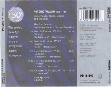 Philips 50 - Vivaldi: The Four Seasons