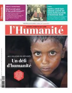 L'Humanite du Mercredi 20 Juin 2018