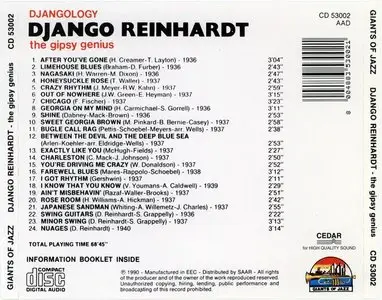 Django Reinhardt - Djangology: The Gypsy Genius (1990)